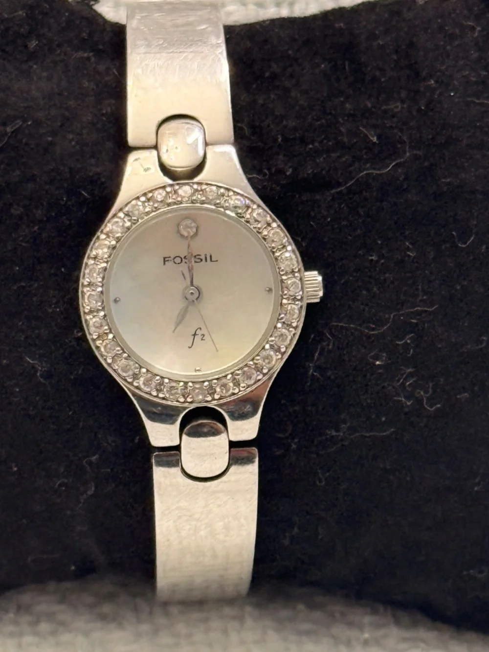Fossil Silver Stainless Steel Metal Link Wrist Watch #9